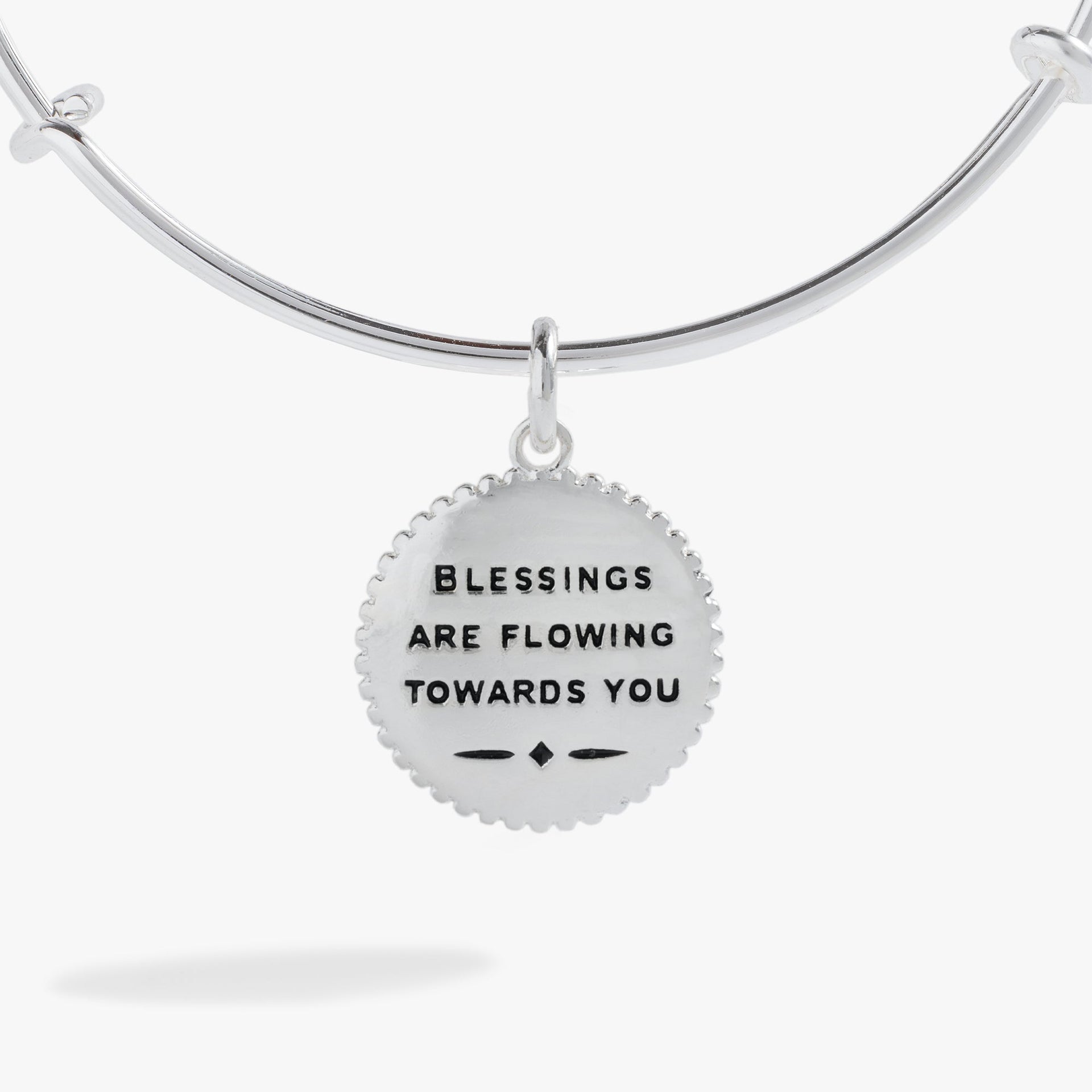 Sand Dollar Charm Bangle in Gold and Silver Coastal Jewelry