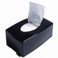 Black Sanek Neck Strip Dispenser for professional salon barber use