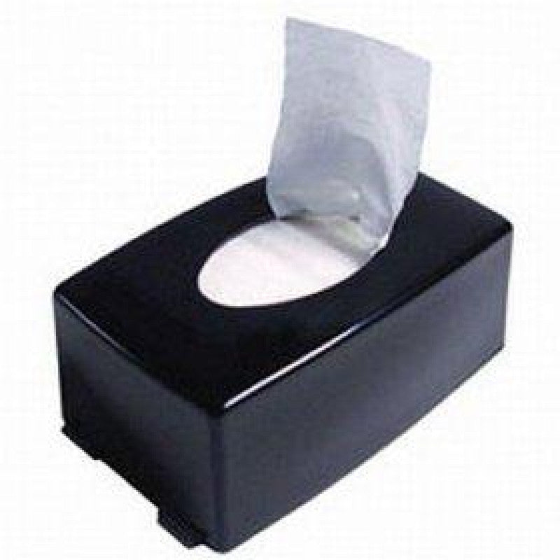 Black Sanek Neck Strip Dispenser for professional salon barber use