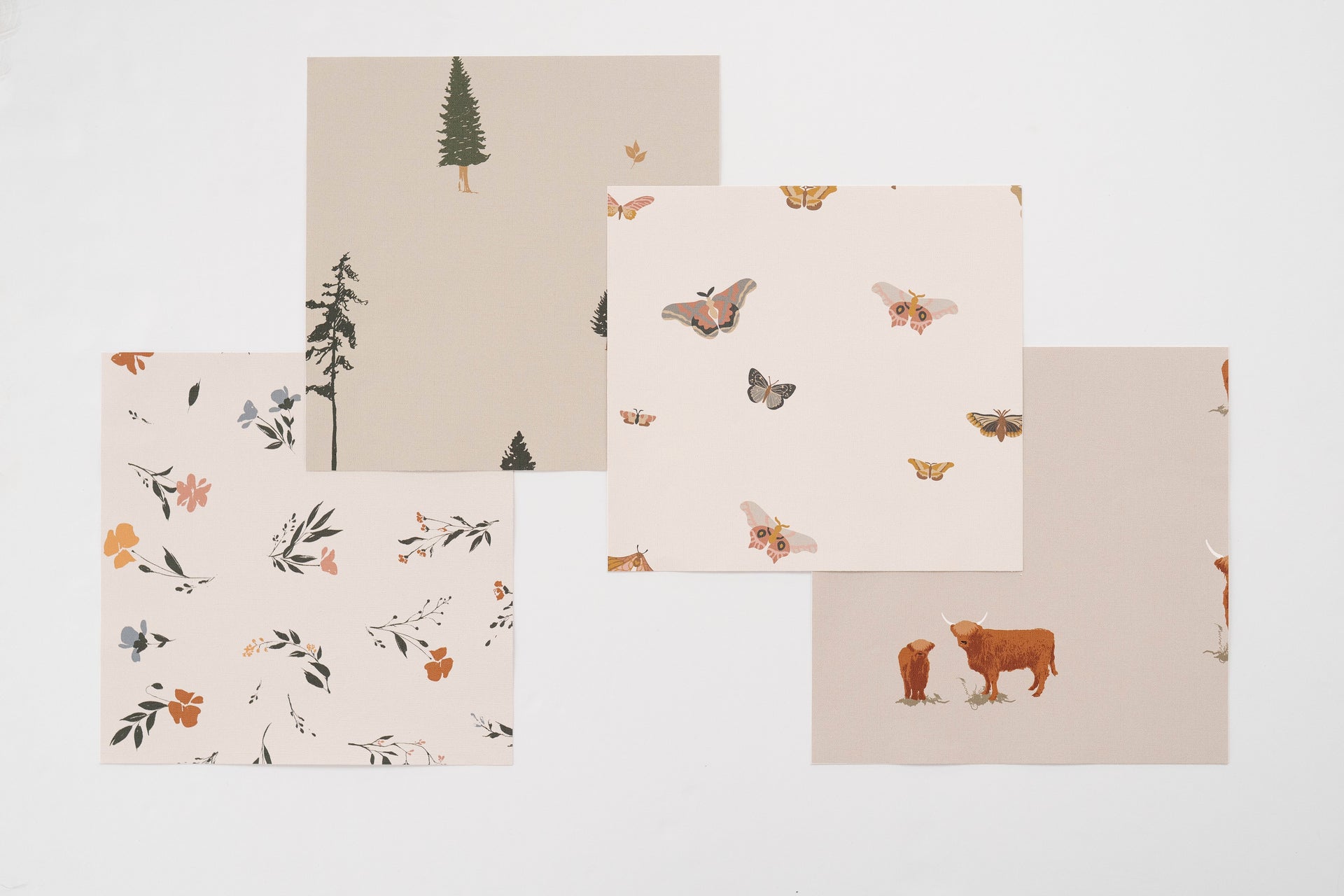 Cow Print Nursery Wallpaper Peel and Stick Wall Decor