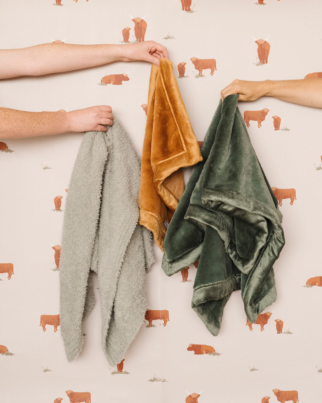 Cow Print Nursery Wallpaper Peel and Stick Wall Decor