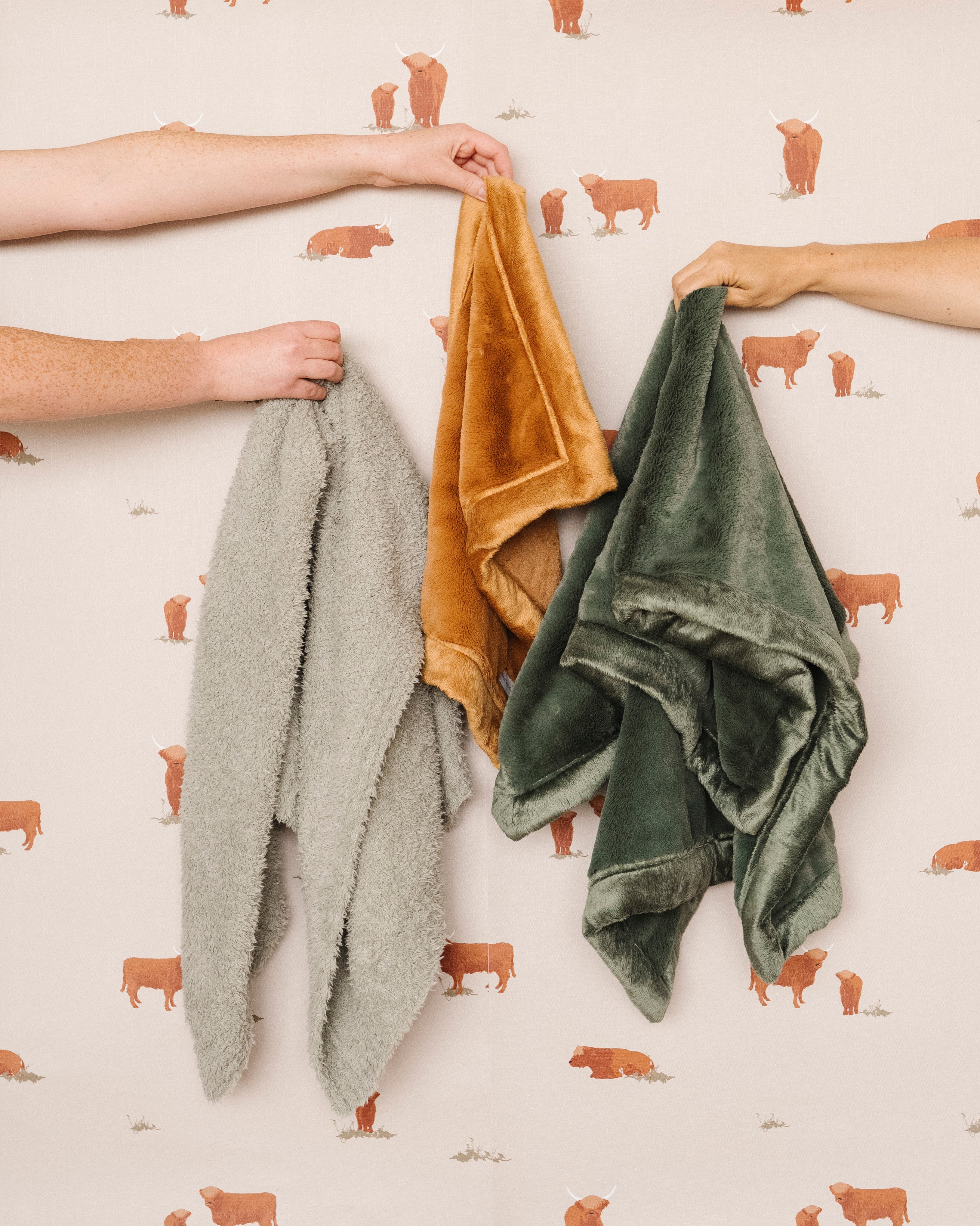 Cow Print Nursery Wallpaper Peel and Stick Wall Decor