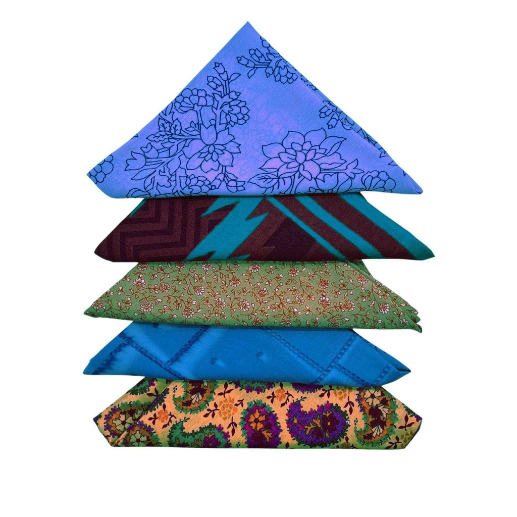 Recycled Sari Bandana