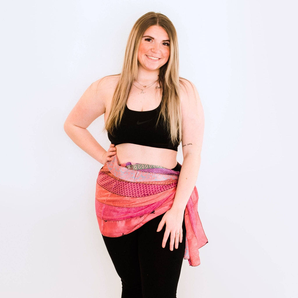 Sari Medley Sarong and Versatile Scarf Cover-Up
