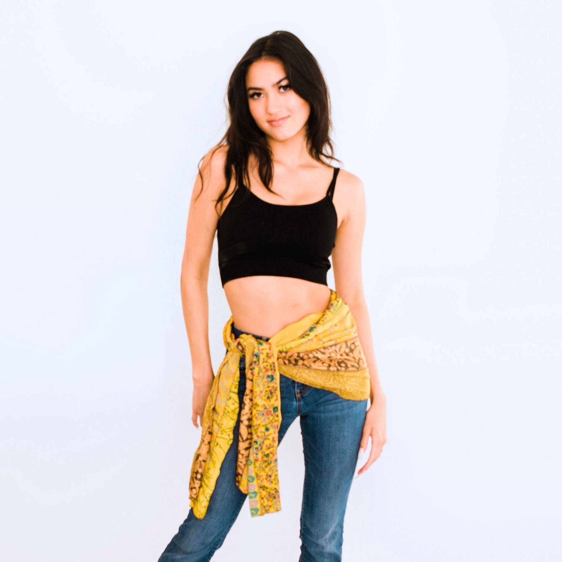 Sari Medley Sarong and Versatile Scarf Cover-Up