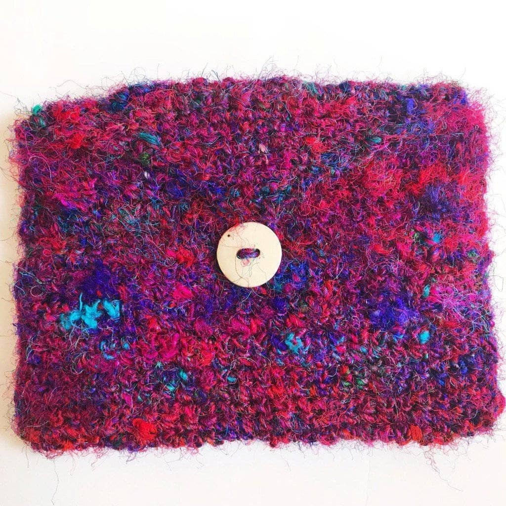 Sari Not Sorry Artisan Crochet Clutch DIY Kit - Premium Silk Yarn
