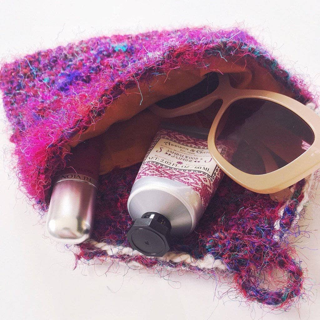 Sari Not Sorry Artisan Crochet Clutch DIY Kit - Premium Silk Yarn