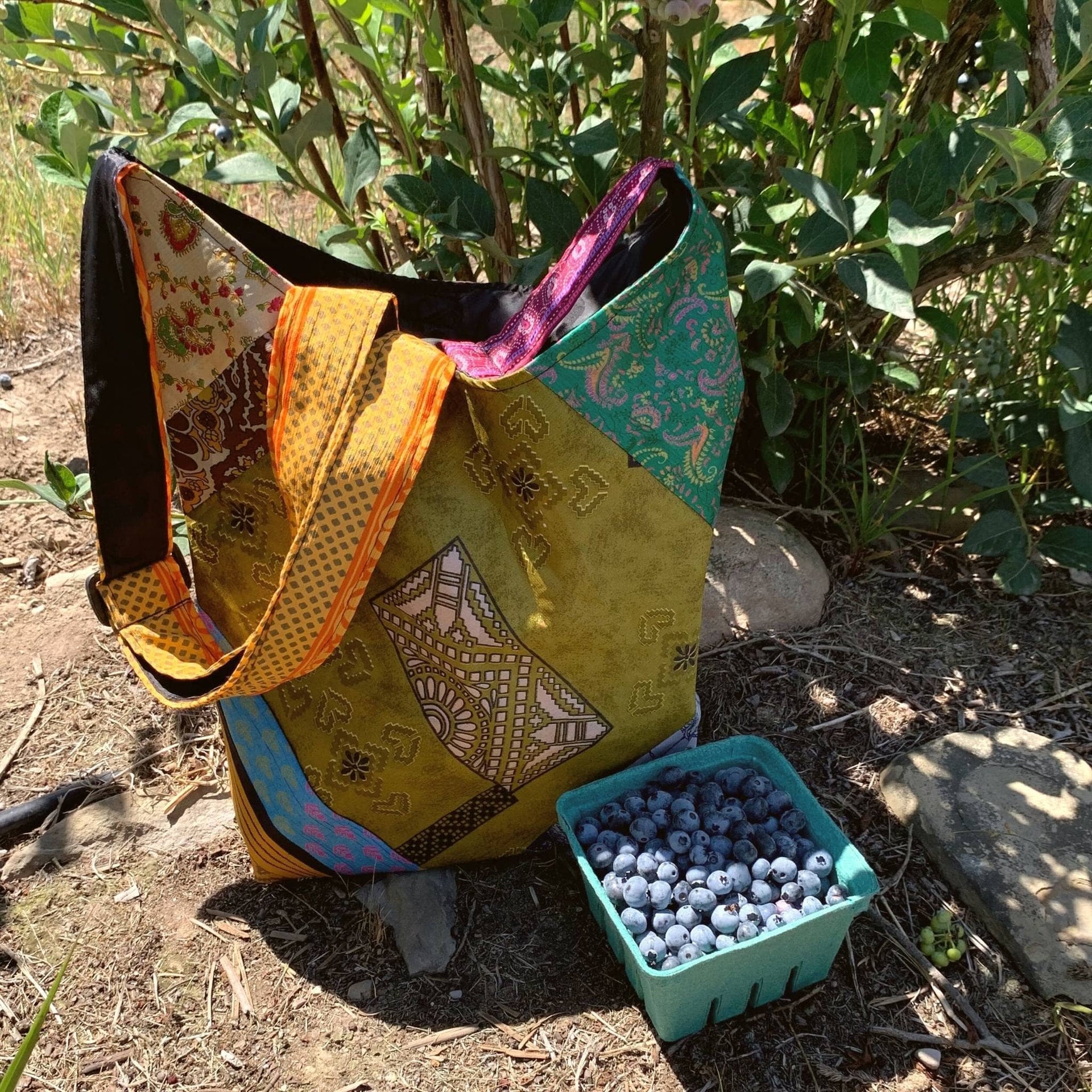 Handcrafted Sari Silk Purse - Multicolor Bohemian Ethical Clutch