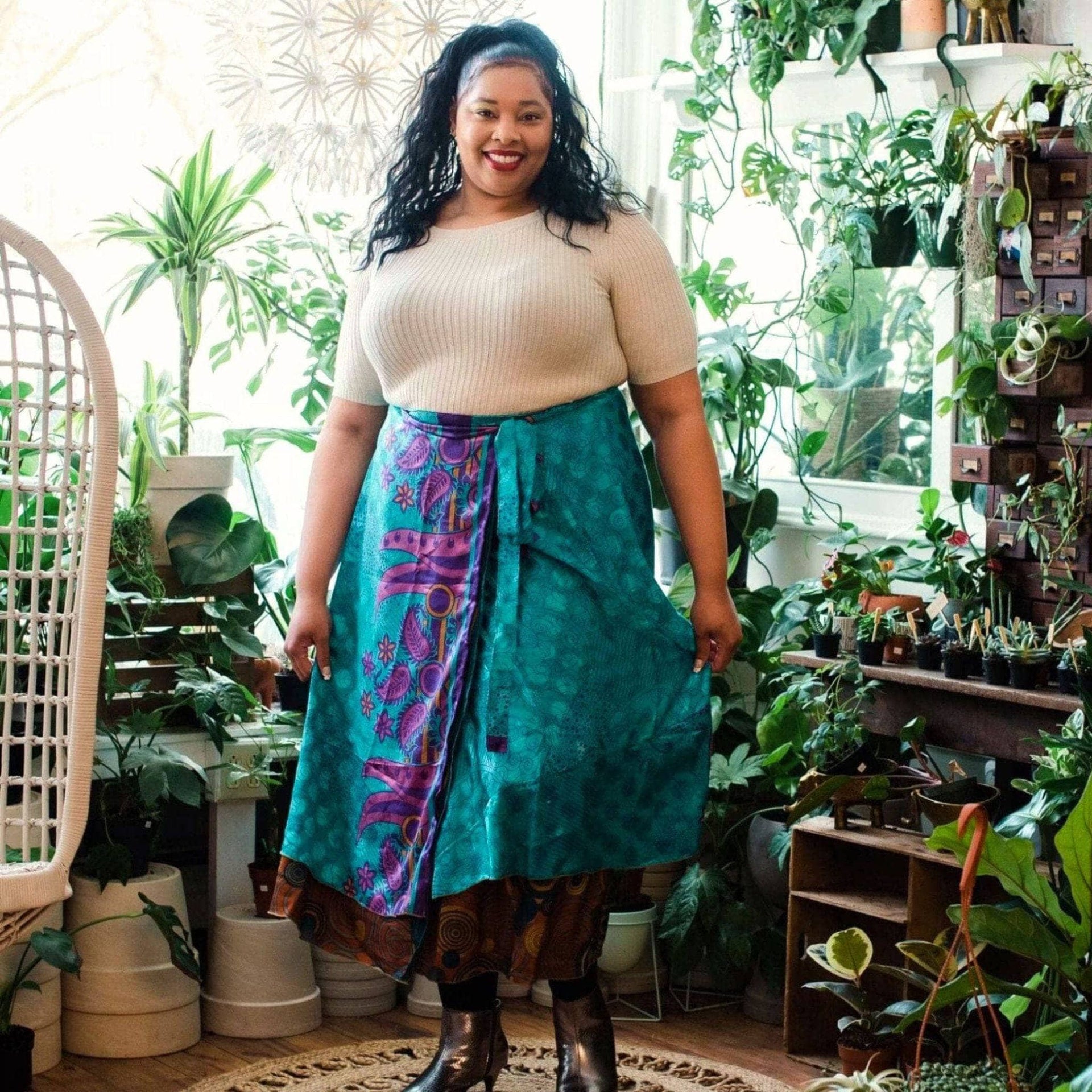Original Sari Wrap Skirt