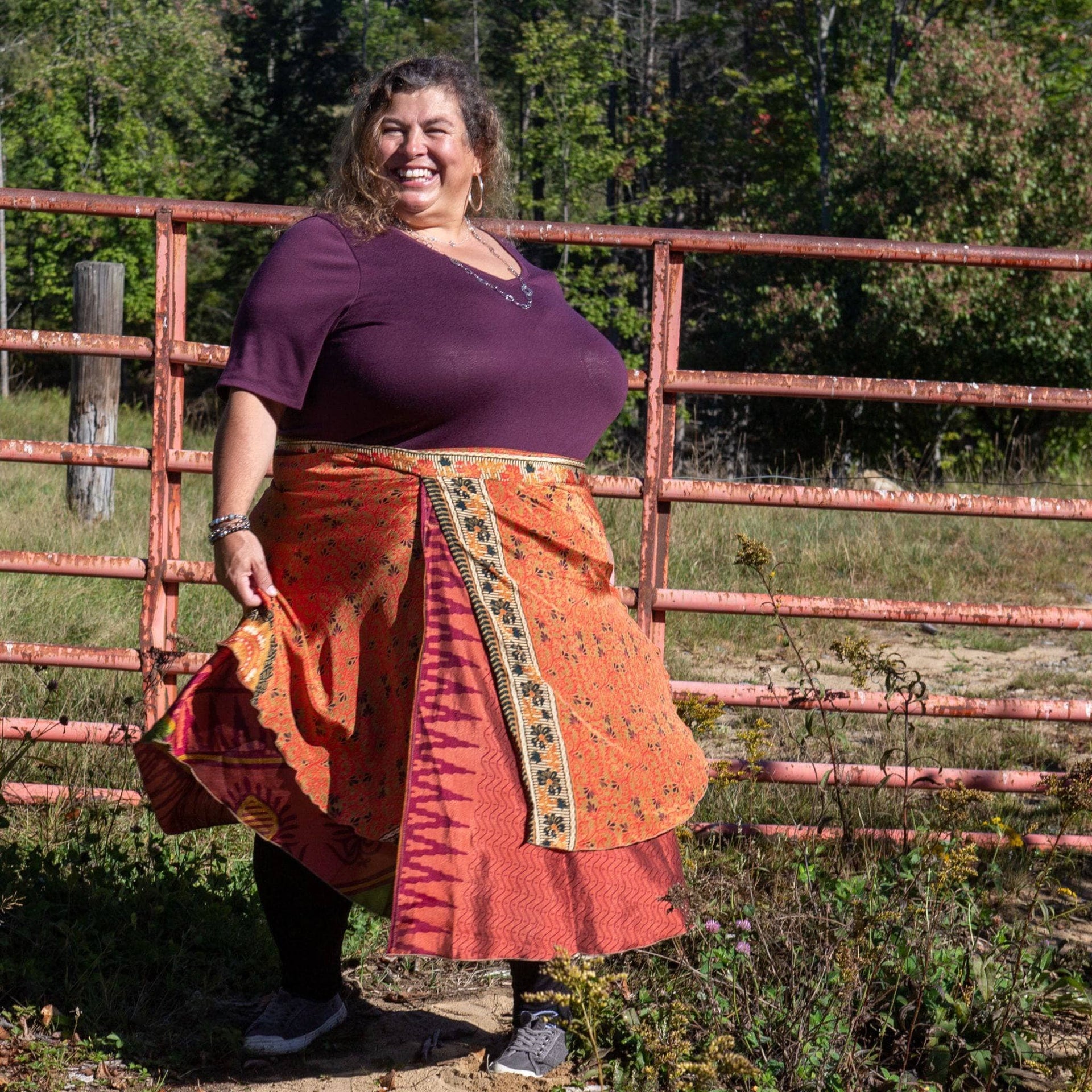 Original Sari Wrap Skirt