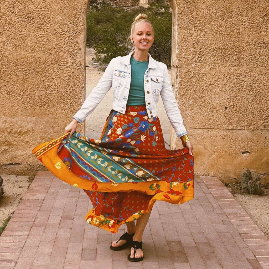 Original Sari Wrap Skirt