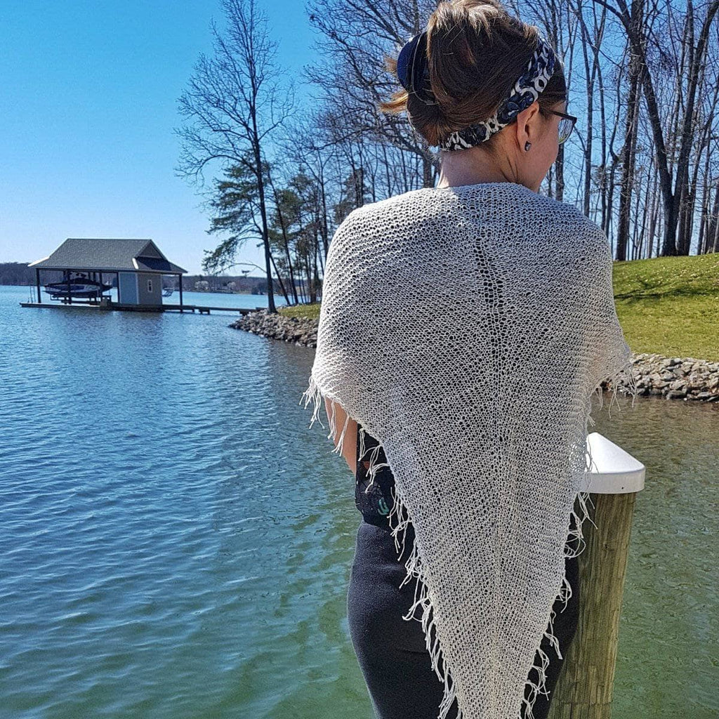 Elegant off-white knit sarong for beach and coastal wear