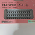 Sassi Cluster Lashes 24 pack, black, natural-looking eyelash extensions