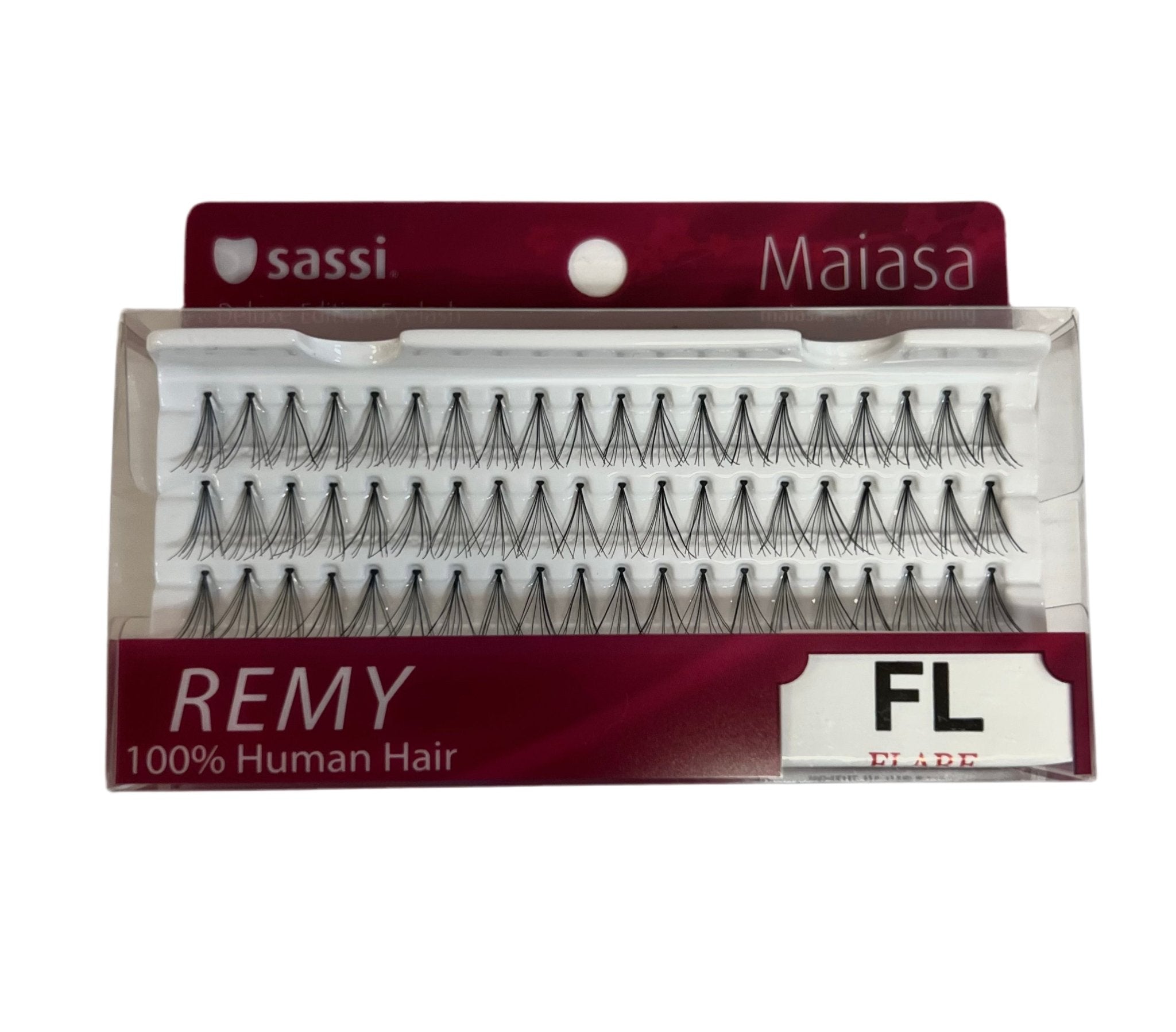 Sassi Maiasa long flare eyelash extensions crafted from 100% Remy human hair
