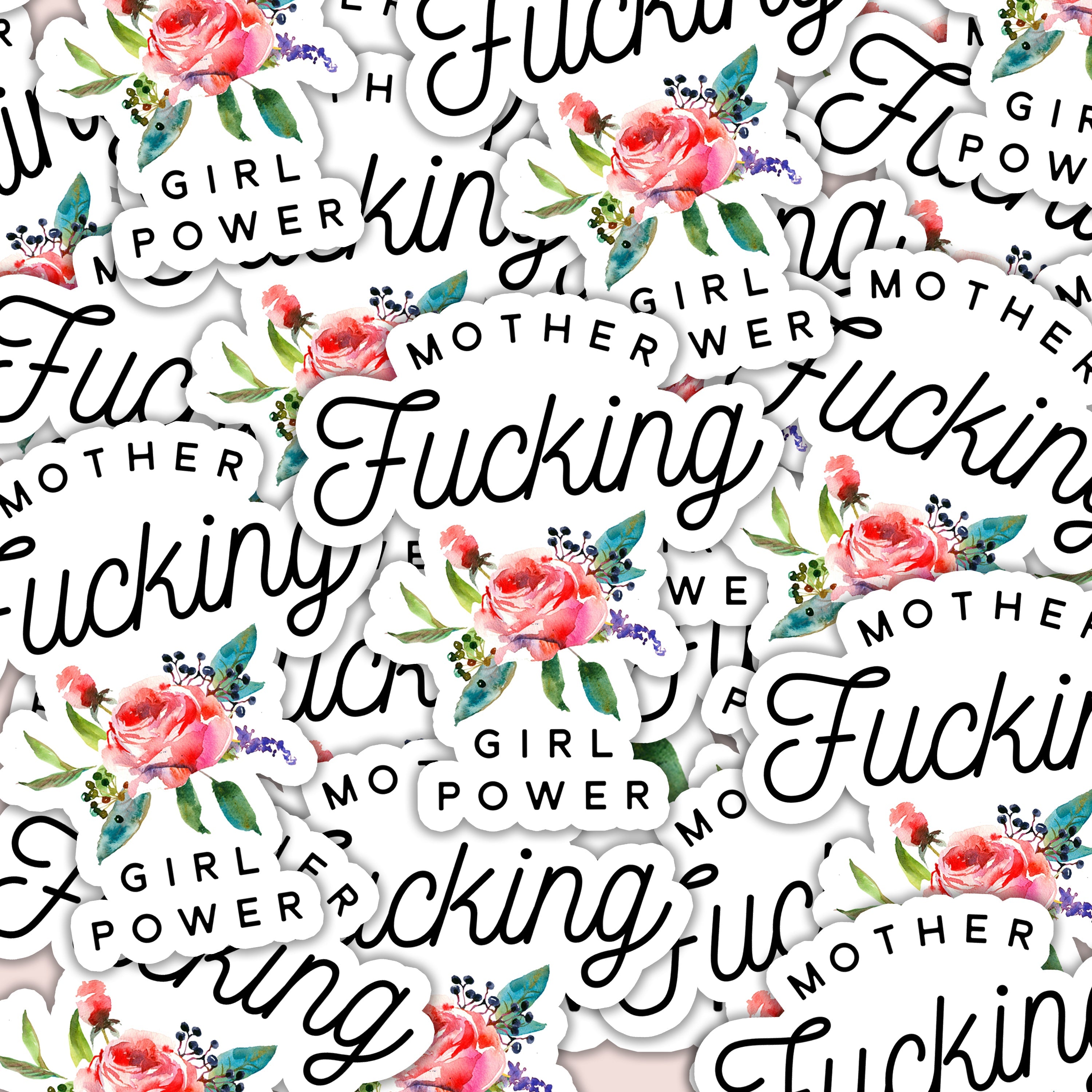 Mother Fucking Girl Power Sticker