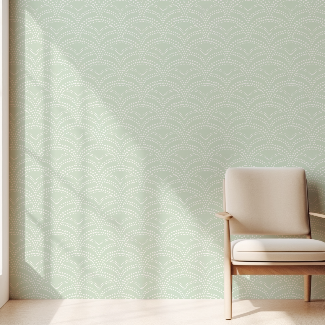 Porter Geometric Mauve and White Removable Wallpaper