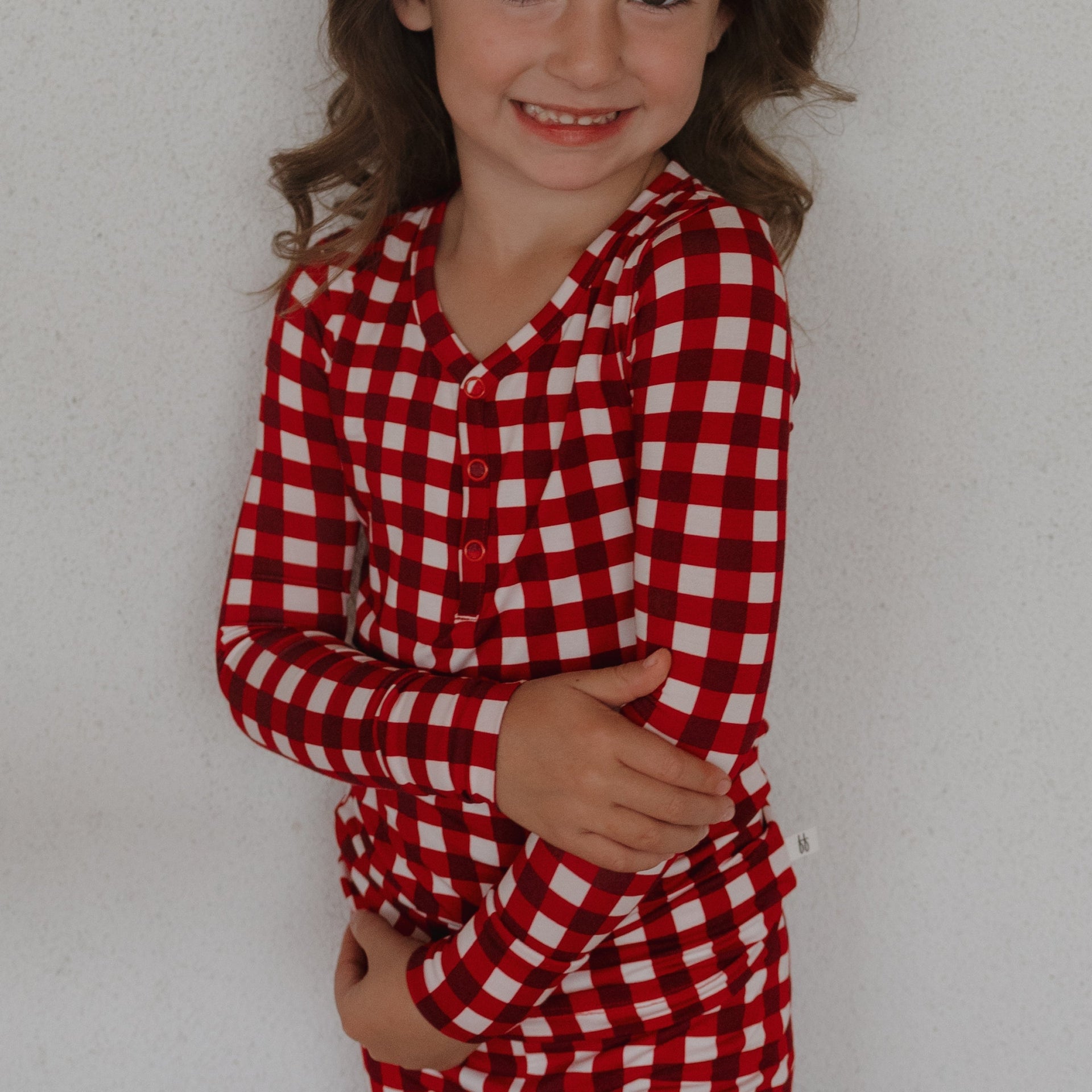 Bamboo Two Piece Pajamas | Scarlet Gingham