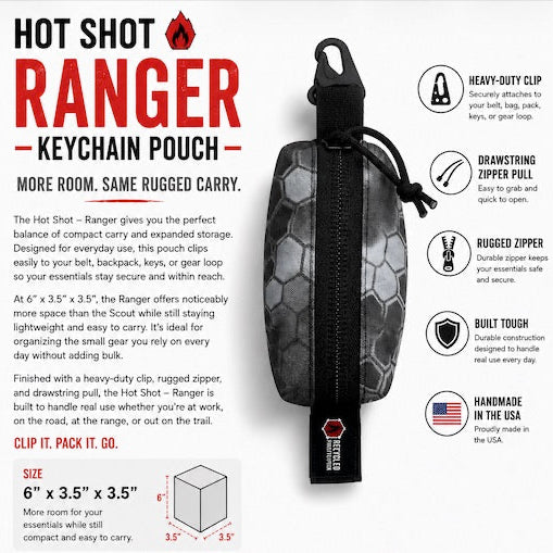 Ranger Keychain Pouch - Compact Everyday Carry Gear Storage