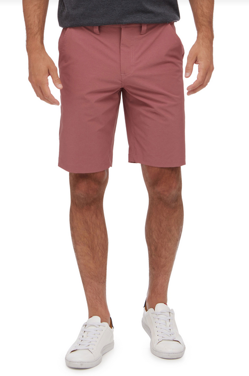 Any-Wear Stretch Ribstop 8" Short in Dusty-Rose Athletic Fit