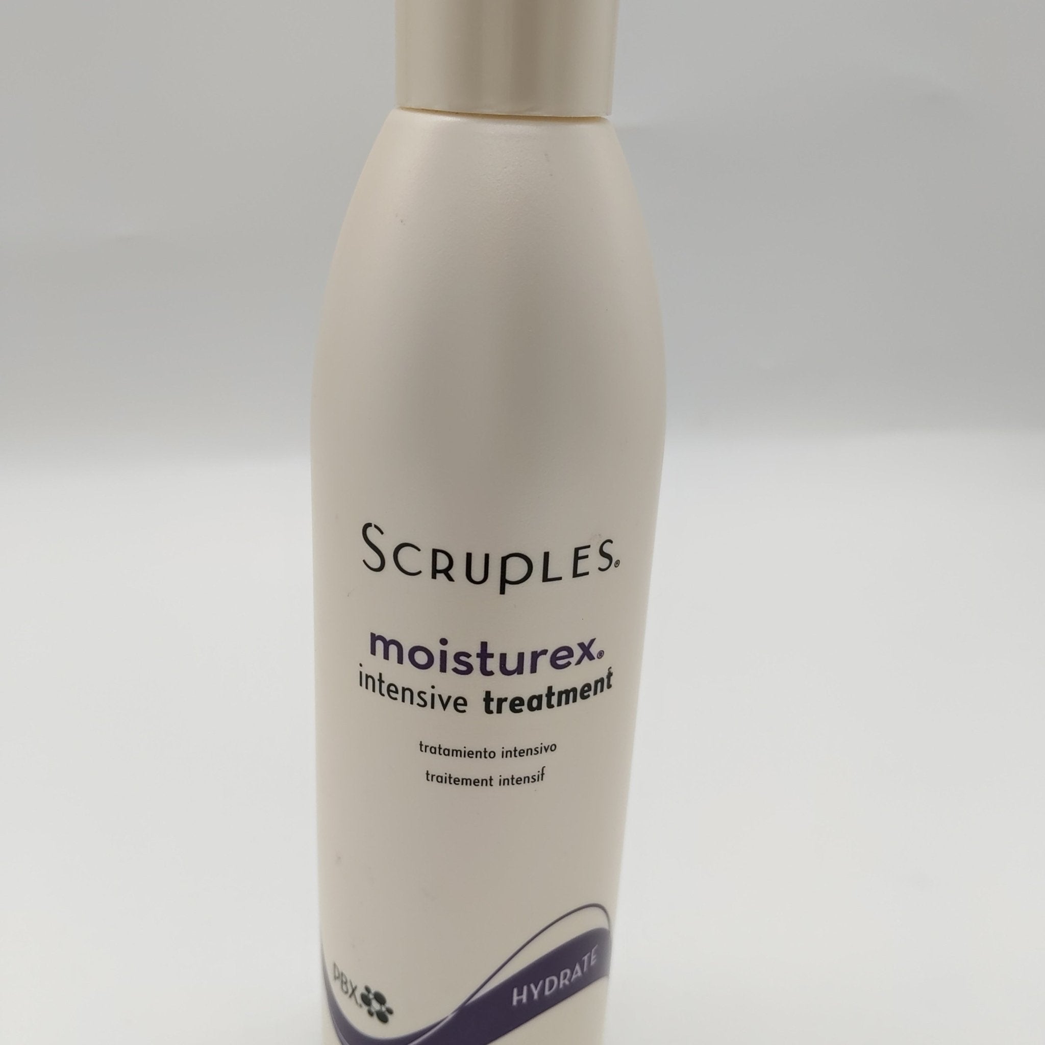 Bottle of Scruples MoistureX Intensive Treatment 8.5 oz hair mask