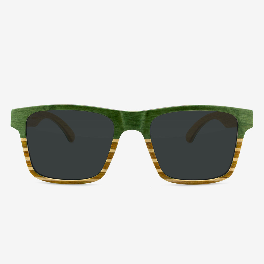 Sebastian Maritime unisex sunglasses in carbon fiber and wood featuring a minimalist design.