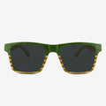 Sebastian Maritime unisex sunglasses in carbon fiber and wood featuring a minimalist design.