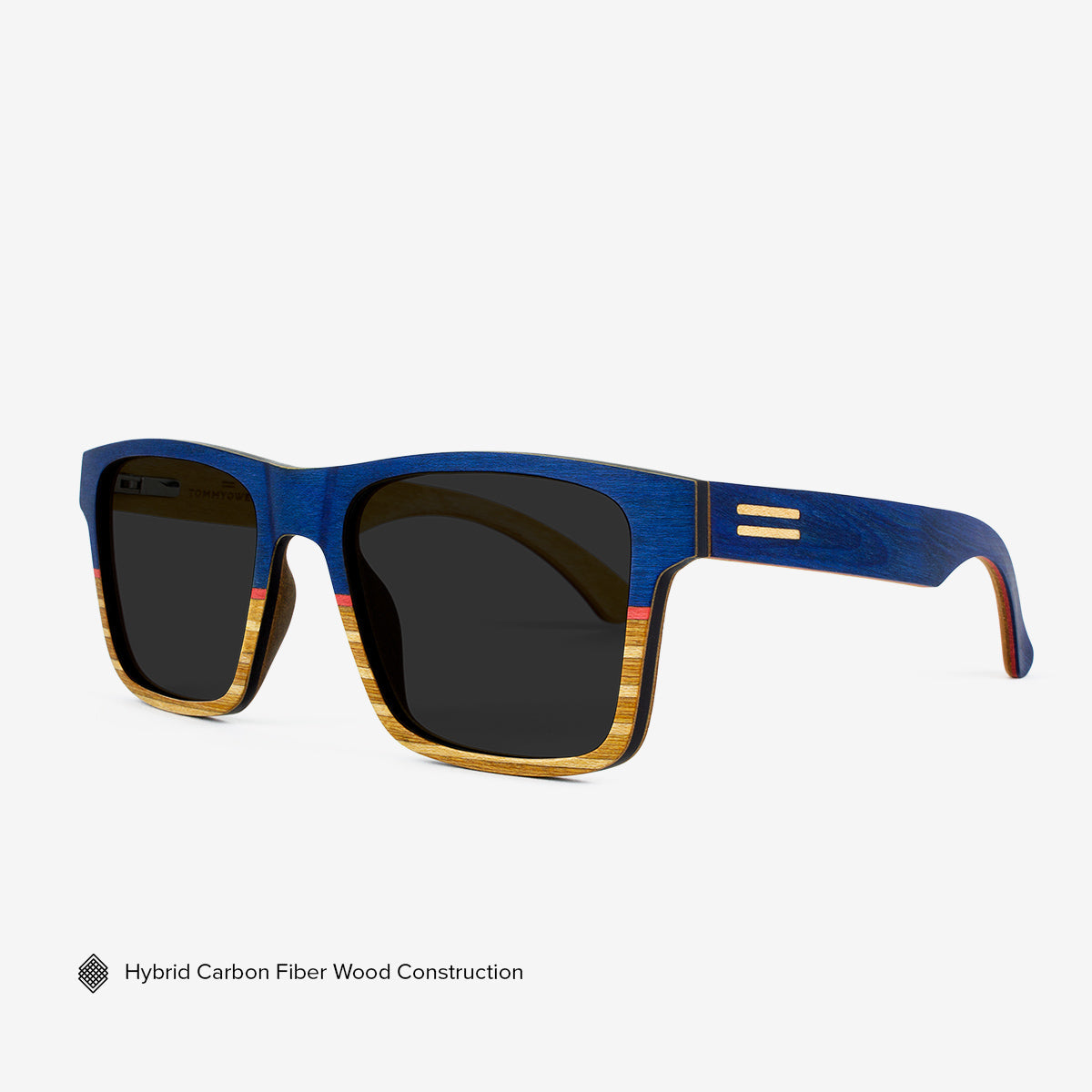 Sebastian Maritime Wood & Carbon Fiber Sunglasses - Unisex