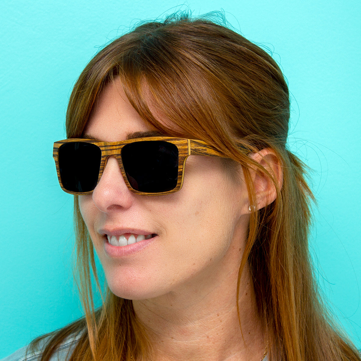 Sebastian Unisex Eco-Friendly Wood Sunglasses