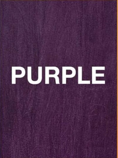 Vivid purple 48-inch Sensationnel X-pression prestretched braiding hair extensions