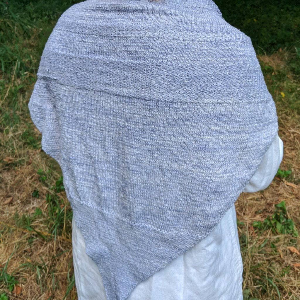 Serendipity Lace Weight Silk Shawl Knitting Pattern for Beginners
