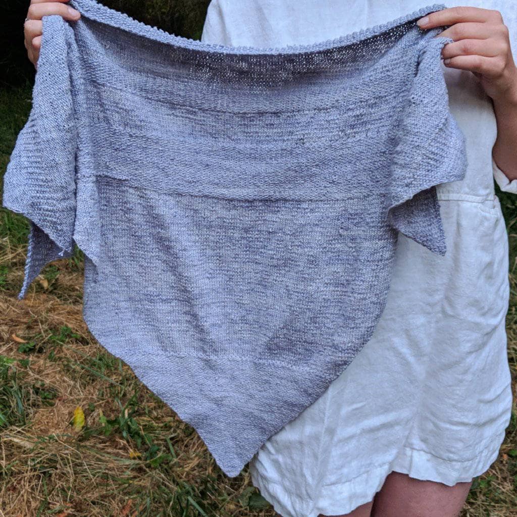 Serendipity Lace Weight Silk Shawl Knitting Pattern for Beginners