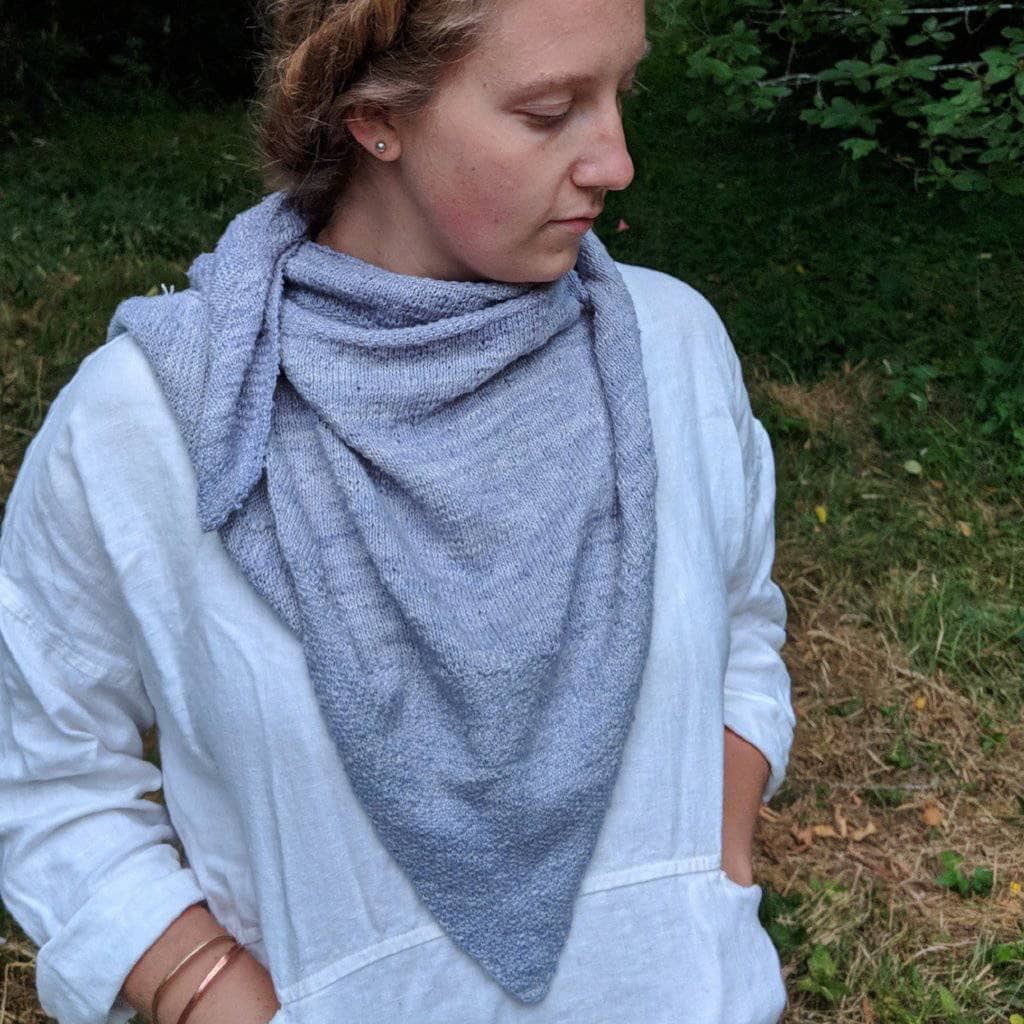 Serendipity Lace Weight Silk Shawl Knitting Pattern for Beginners