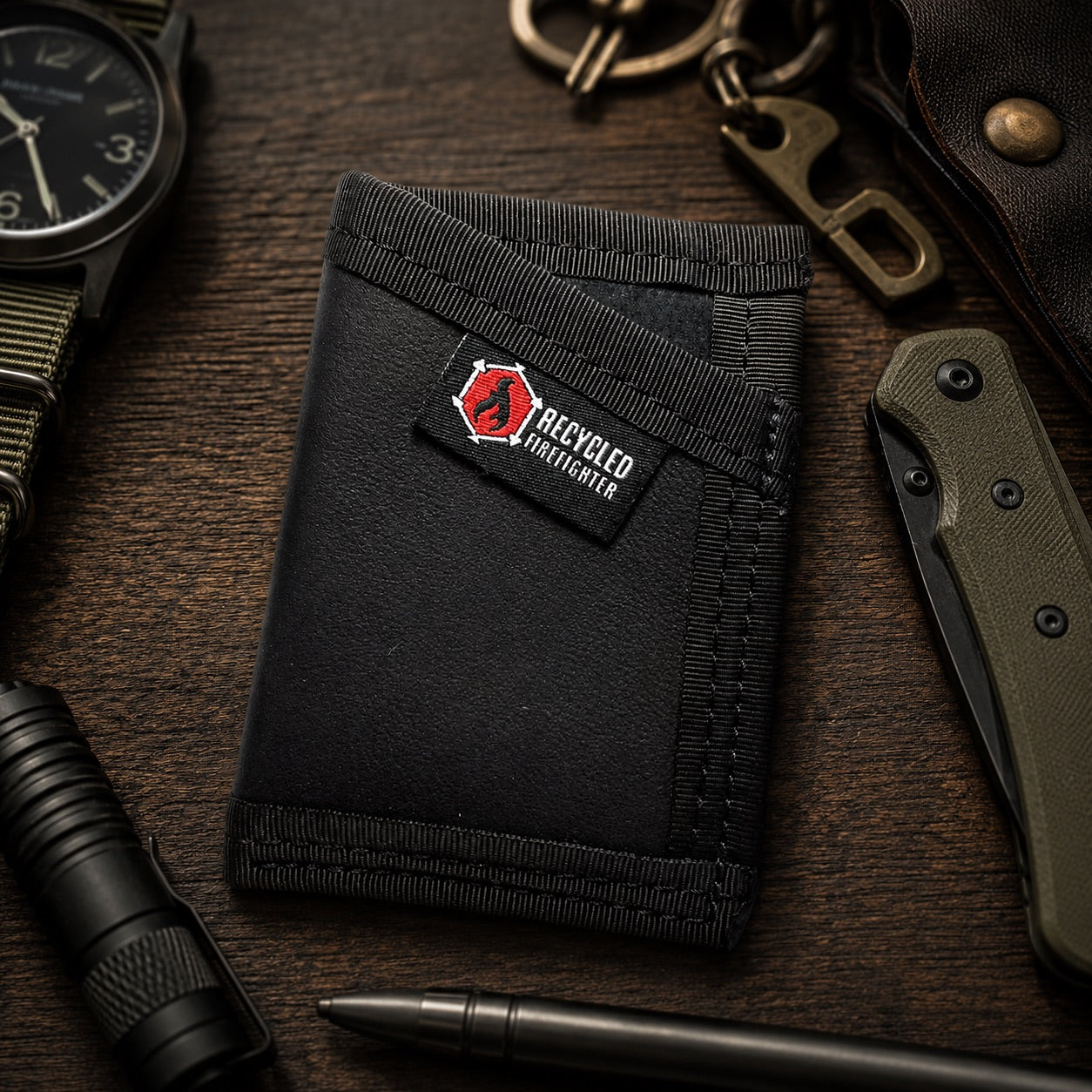 Sergeant Combat Boot Leather Minimalist Wallet