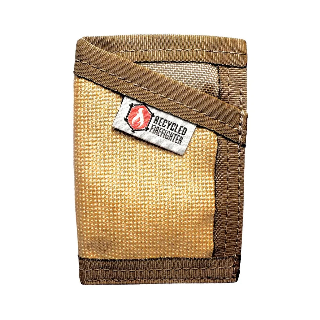 Minimalist Bunker Gear Front Pocket Wallet - Tan, Black, Red