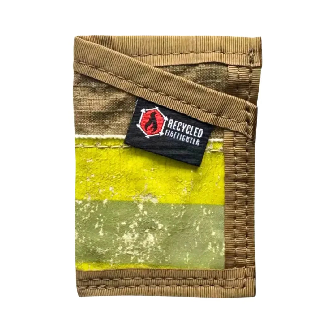 Minimalist Bunker Gear Front Pocket Wallet - Tan, Black, Red