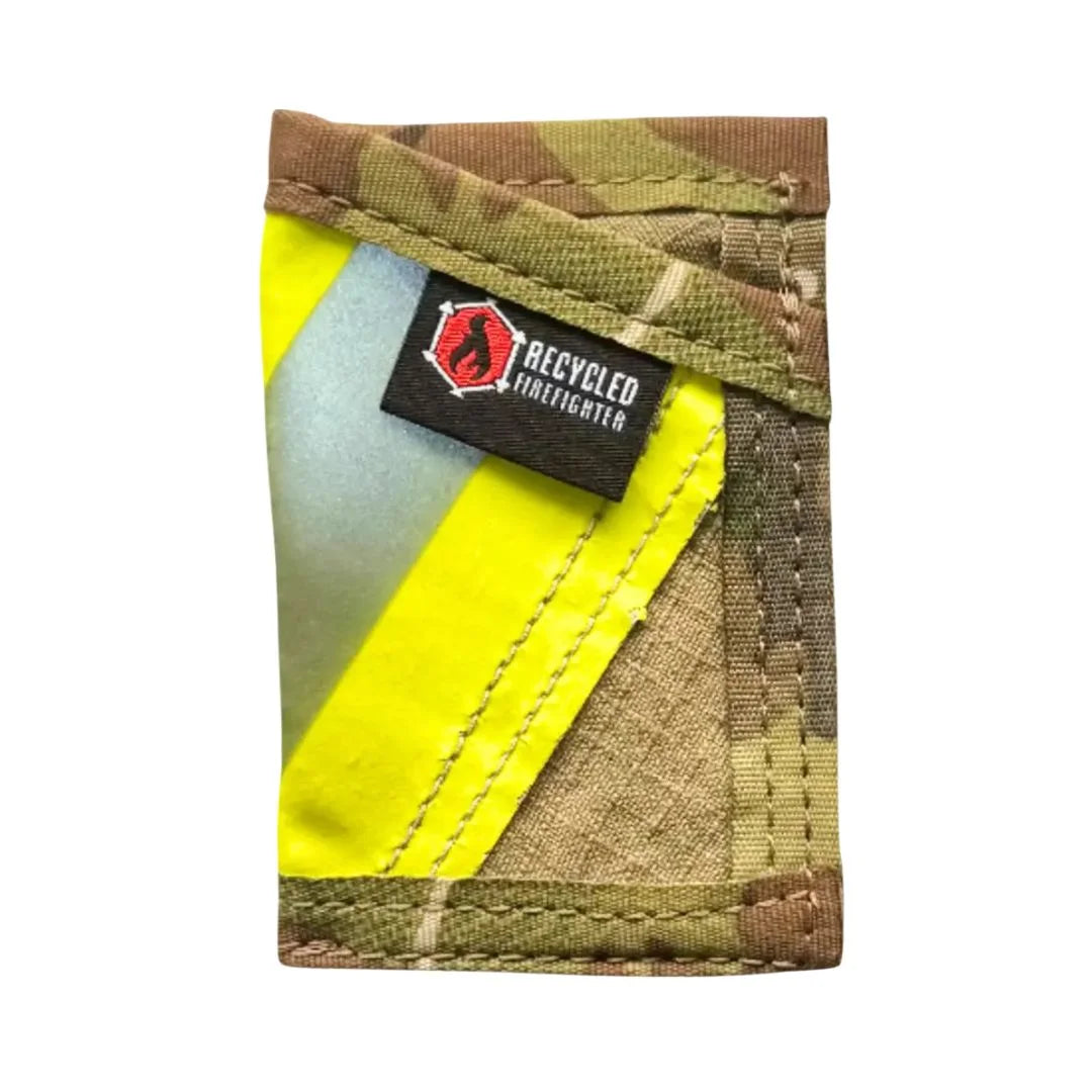Minimalist Bunker Gear Front Pocket Wallet - Tan, Black, Red