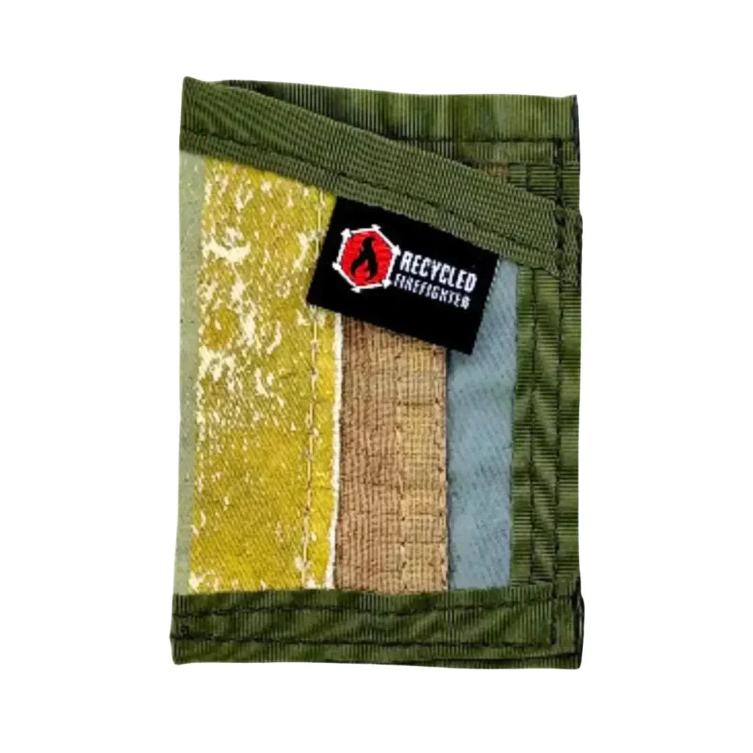 Minimalist Bunker Gear Front Pocket Wallet - Tan, Black, Red