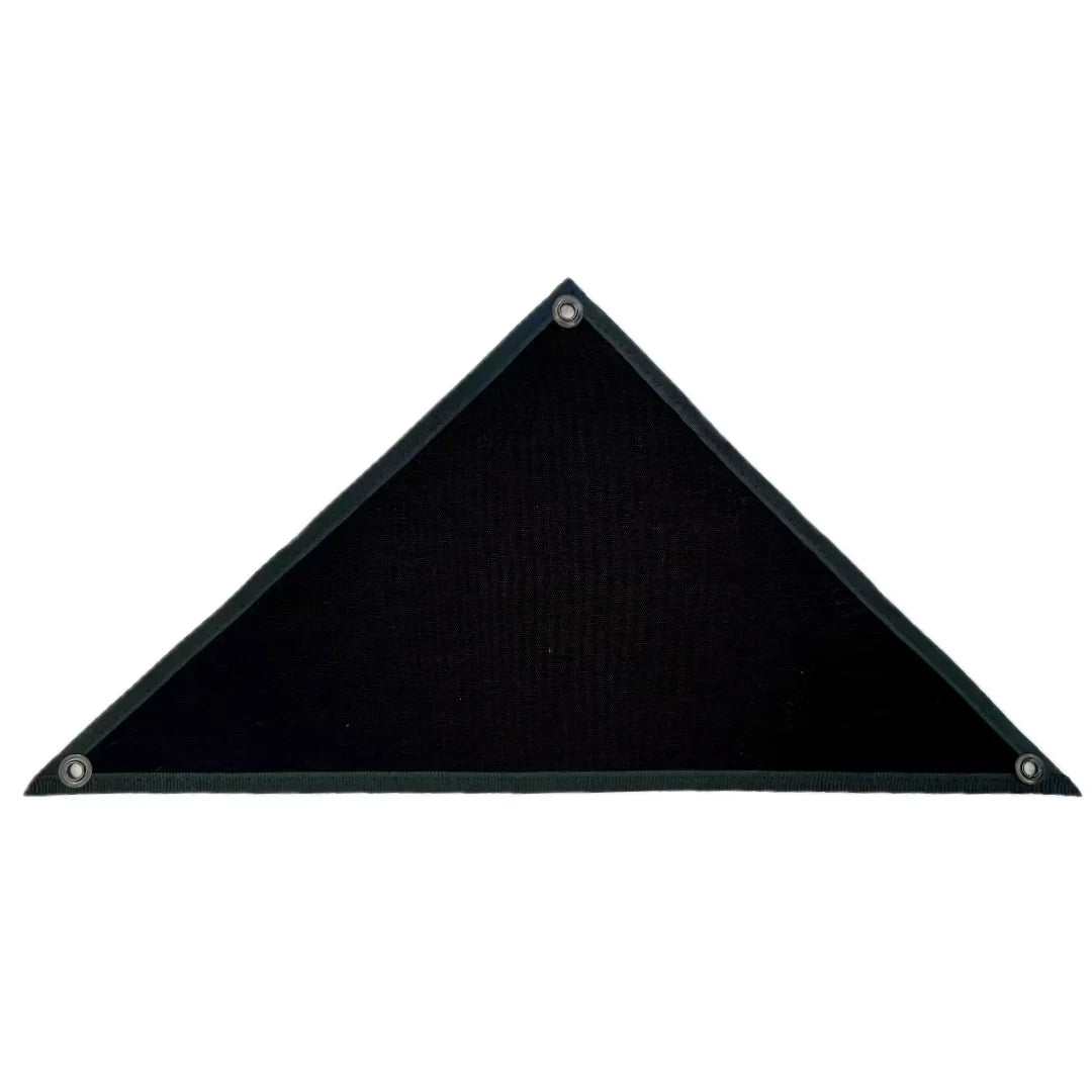 Service Star Triangle Flag Wall Art - Industrial Fire Hose Decor