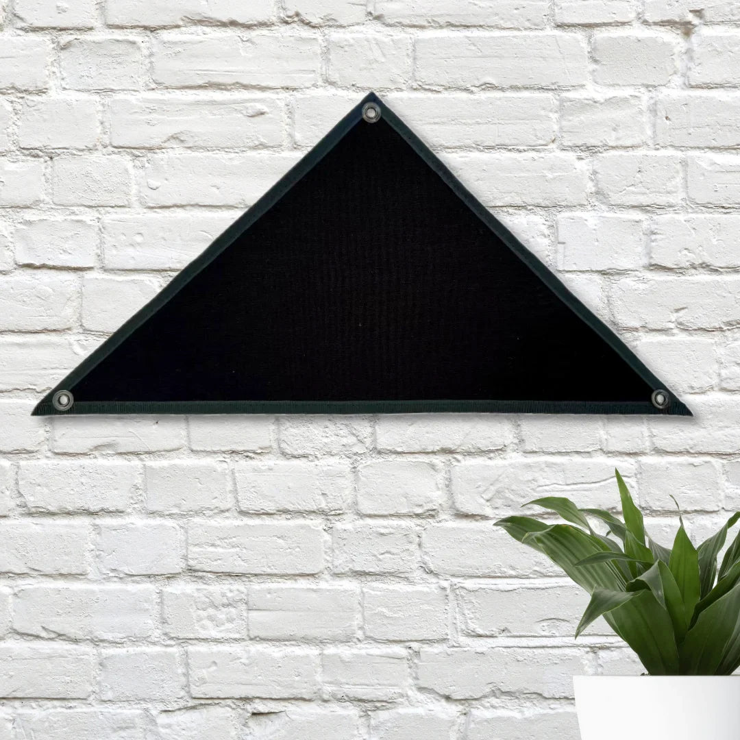 Service Star Triangle Flag Wall Art - Industrial Fire Hose Decor