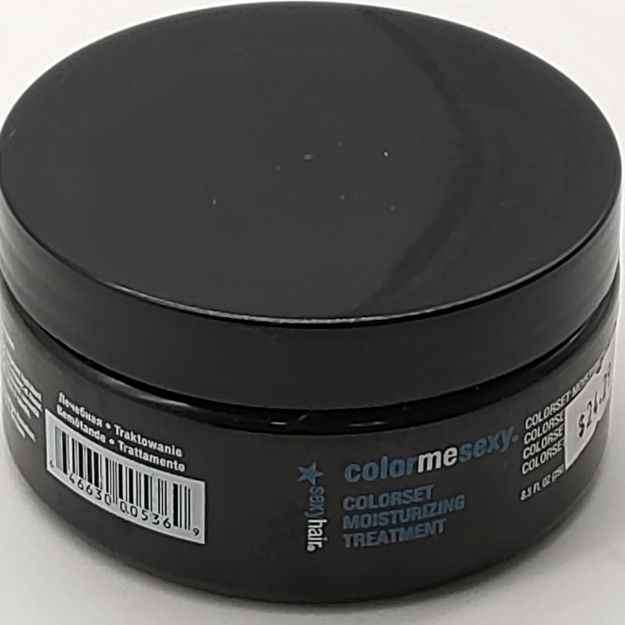 8.5 oz bottle of Sexy Hair Color Me Sexy Colorset Moisturizing Treatment for color-treated hair.