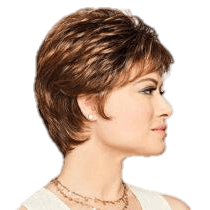 Shape Up Textured Wave Women's Wig in Medium or Light Brown