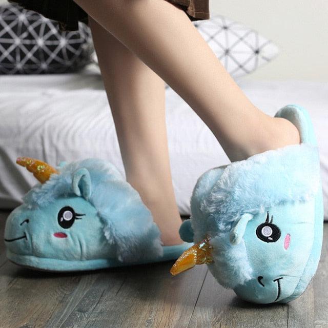 Cute Shark Slippers for Women & Girls - Plush Warm Home Footwear