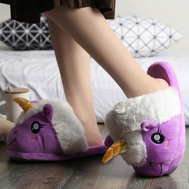 Cute Shark Slippers for Women & Girls - Plush Warm Home Footwear