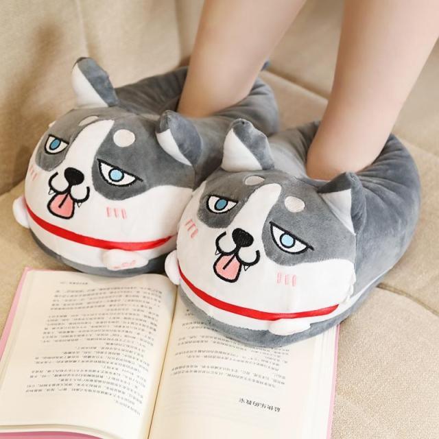Cute Shark Slippers for Women & Girls - Plush Warm Home Footwear