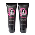 She Is Bomb Silk Bomb Shampoo and Conditioner 8.5oz bottles with black and pink branding