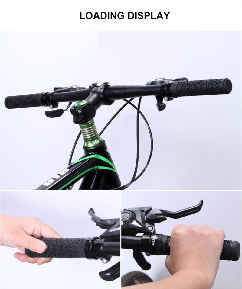Ergonomic Anti-Slip Mountain Bike Handlebar Grips with Lock-On