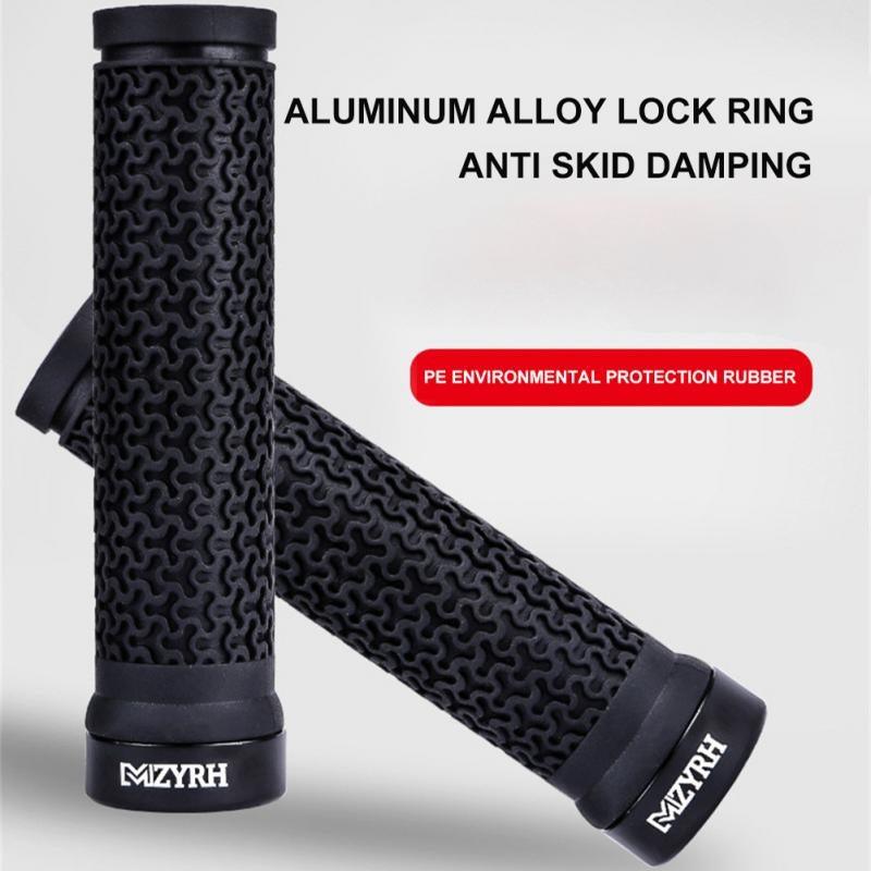 Ergonomic Anti-Slip Mountain Bike Handlebar Grips with Lock-On