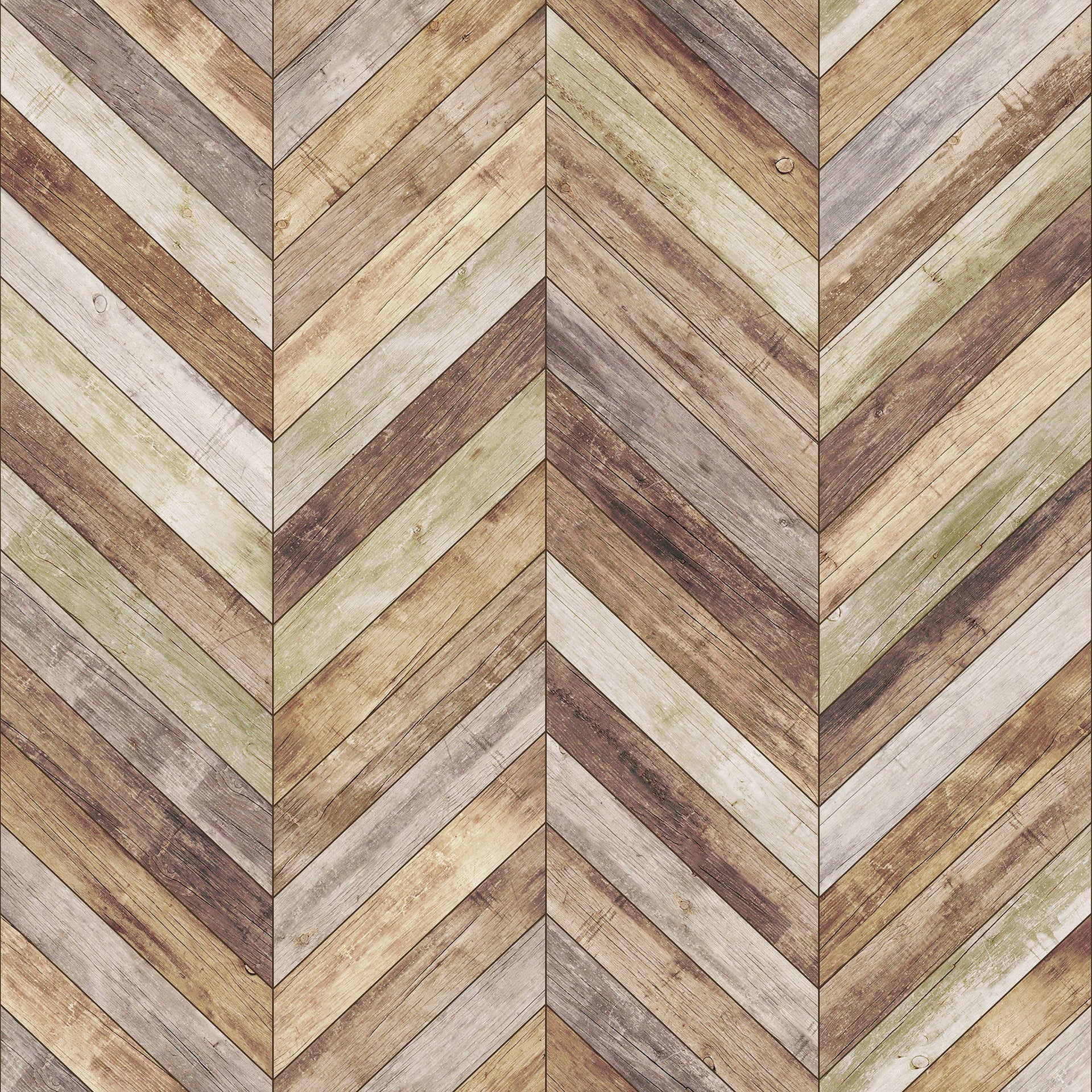 Courtney Geometric Removable Wallpaper in Brown and Tan