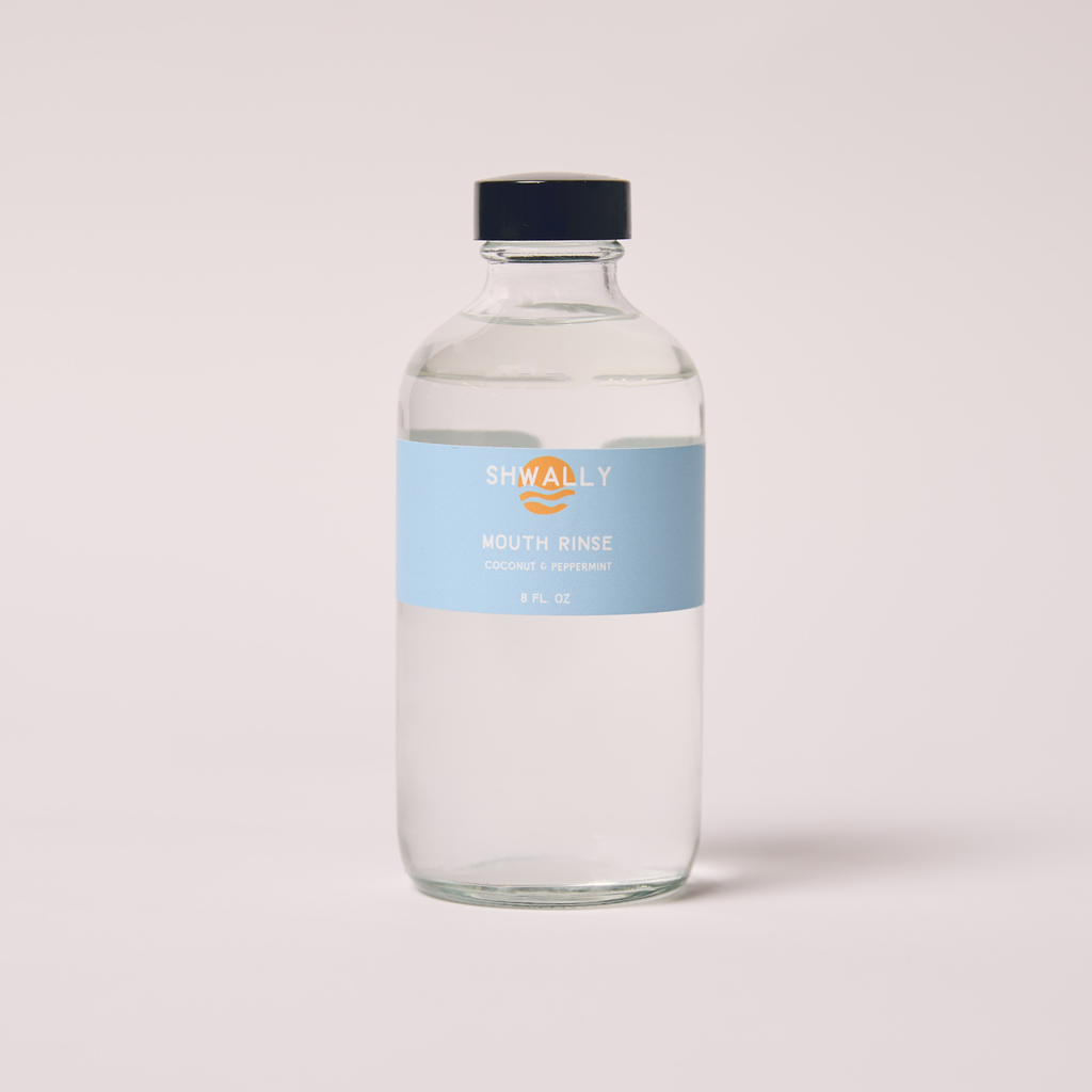 Shwally Peppermint Coconut Mouth Rinse 8OZ