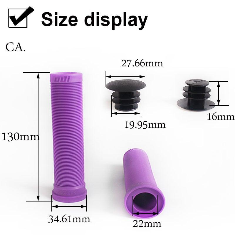 Silicone Foam Bicycle Grips with Ergonomic Memory Foam Design